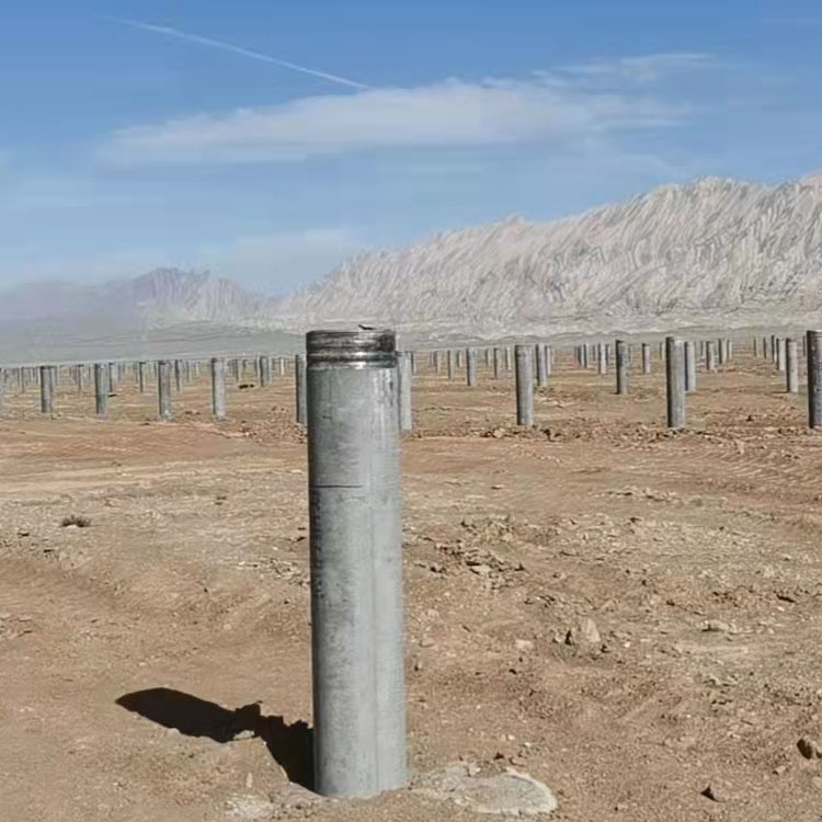 新疆若羌水泥管桩  成功供应光伏桩 30万米
